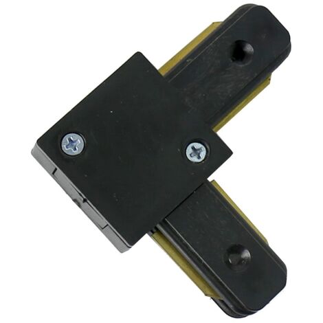 Jandei - Connecteur type L 90o pour rail monophasé noir Accessoires rail 220V