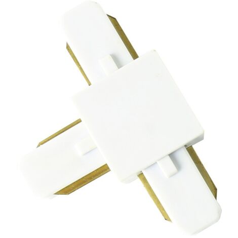 Jandei - Connecteur type T pour rail monophasé blanc Accessoires Rail 220V