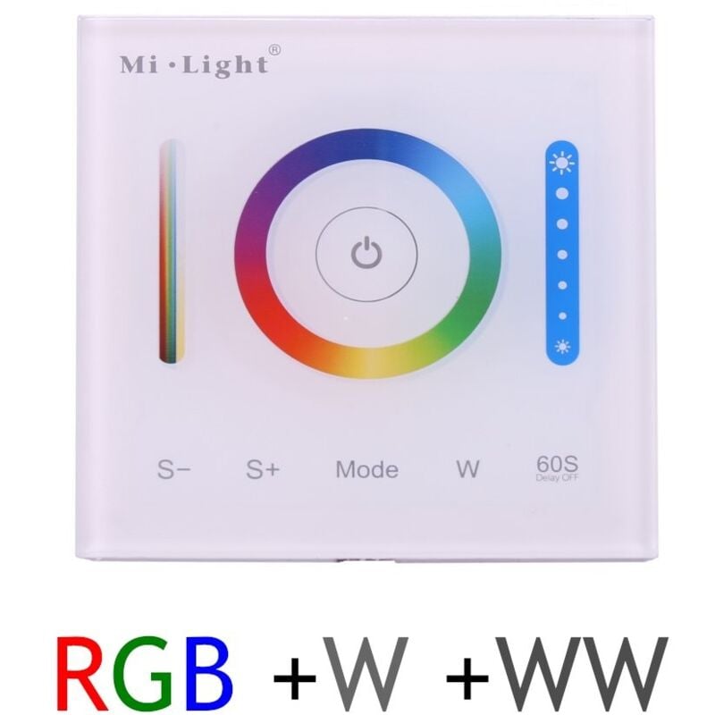 Contrôleur de bande led 3 en 1 rvb-rgbw-rgb+cct 15A 12V 24V. Miboxer P3 led Accessoires Multicolore - Jandei
