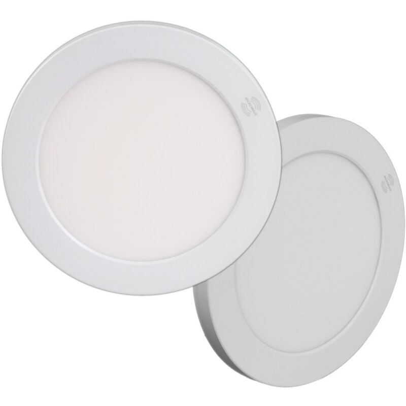 Downlight led 3-en-1 18W 120LM/W, détecteur de mouvement, Downlight led encastrable et en surface - Jandei