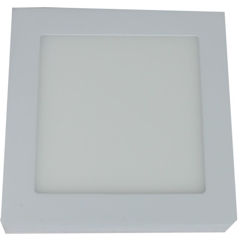 Jandei - Downlight led 12W 6000K carré blanc surface Plafon led