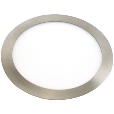Jandei - Downlight led 18W 6000ºK redondo empotrar acabado acero Marco acero