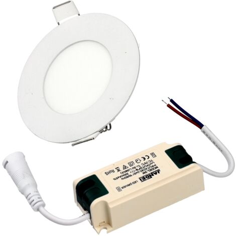 Pack Downlight LED empotrar redondo 3W 6000K