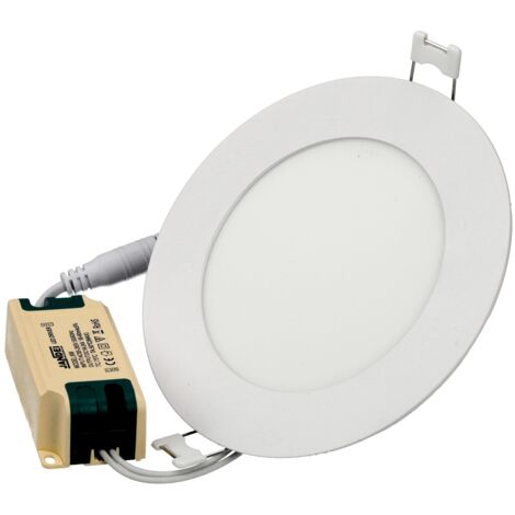 Pack Downlight LED empotrar redondo 6W 6000K