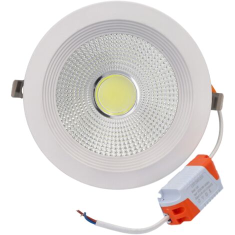 Jandei - Downlight led COB 15W 6000ºK redondo empotrar blanco Downlight LED COB