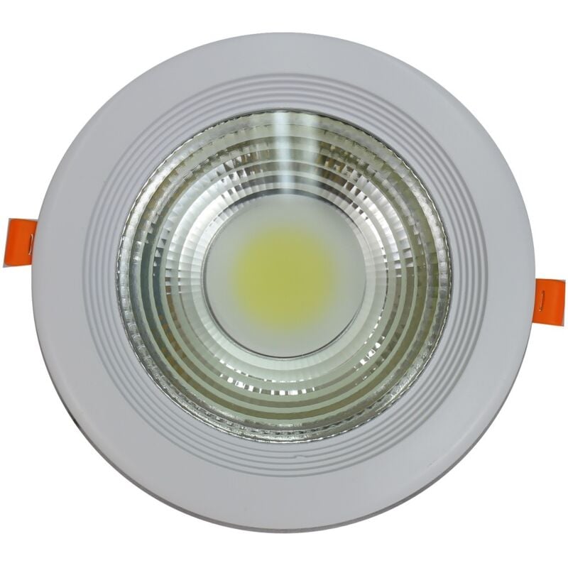 Jandei - Downlight LED COB 20W 4200K rond encastré blanc COB LED Downlight