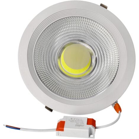 Jandei - Downlight led COB 30W 4200ºK redondo empotrar blanco Downlight LED COB