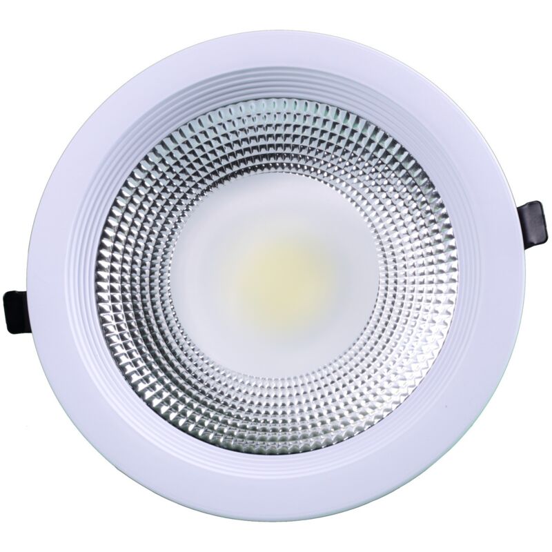 Jandei - Downlight led cob 30W 6000K rond encastré blanc cob led Downlight