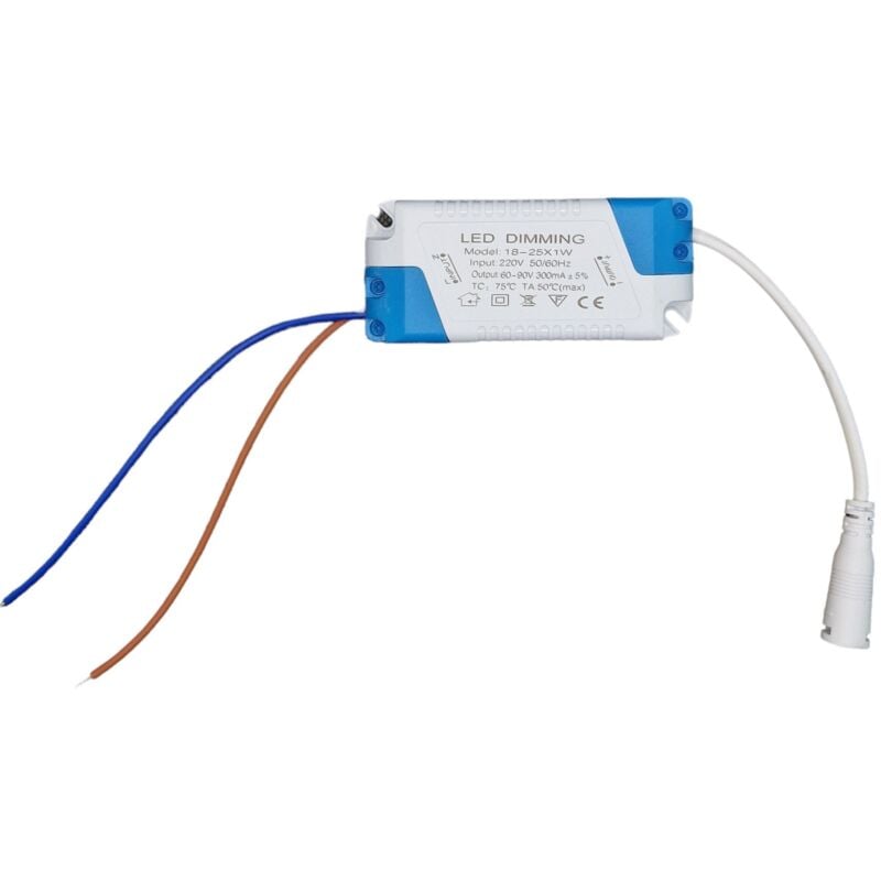 Driver pour downlight led dimmable / dimmable 18W - Driver led 24W 300mA - Jandei