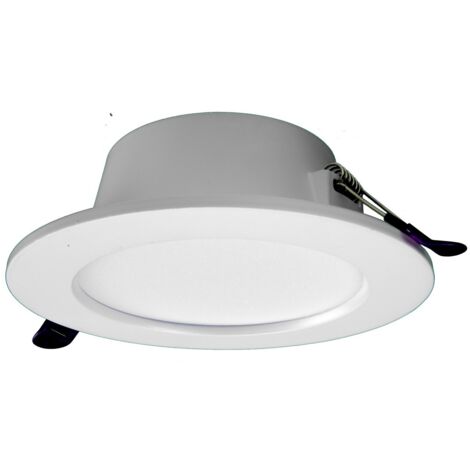 Jandei - Downlight LED encastrable rond OASIS 18W 6000K cadre blanc Série Led Oasis