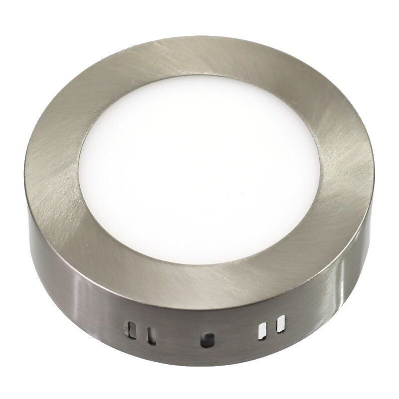 Downlight led 6W 6000K surface ronde en acier finition Downlight et plafonniers led - Jandei