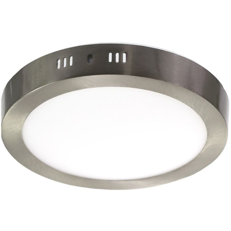 Jandei - Downlight LED 12W 6000K surface ronde en acier LED Plafond