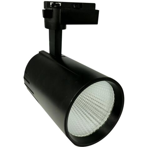 Jandei - Éclairage sur rail COB 30W 220V série ECO couleur noire 4200K Éclairage sur rail 220V