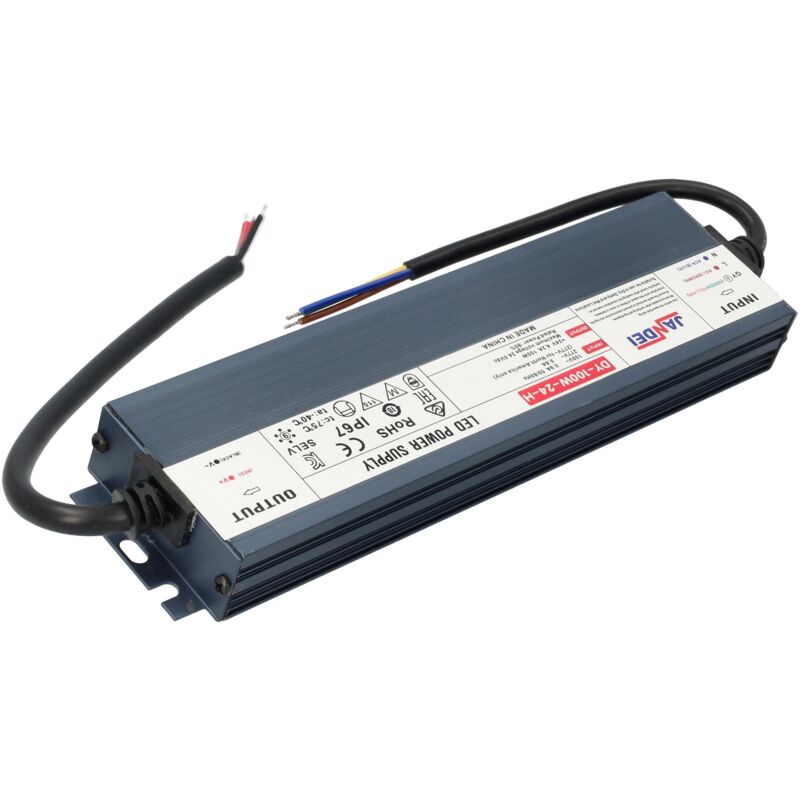 

Fuente trasformador SLIM 24V 4.2A 100W para cámaras de vigilancia equipos GSM videograbadores tiras led - Jandei