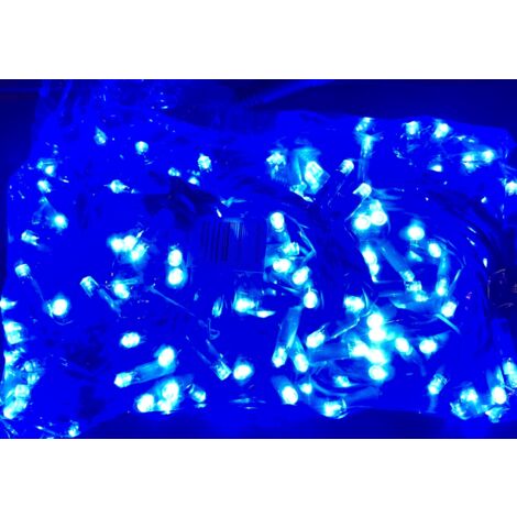 Jandei - Guirlande 220V 12M (3x4M) Lumière Bleue (T) Guirlandes LED Câble Bleu
