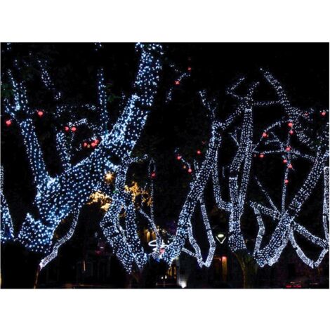 Jandei - Guirlande solaire LED décorative 6000K 200 LEDs 20m 1200mA Guirlandes LED