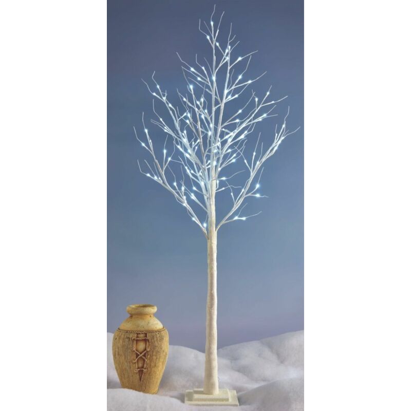 Décoratif brillant Led Arbre hauteur 150cm lumière blanc froid 80 Leds 24V VegetacionLED - Jandei