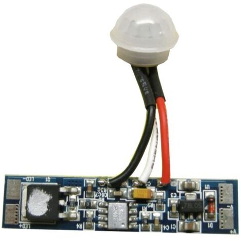 Jandei - Interrupteur de mouvement PCB pour bande LED 12/24V DC 96W Interrupteur et régulateur