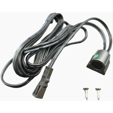 Jandei - Interrupteur tactile et régulateur câble intégré 12/24V DC 48W/96W noir Interrupteur et régulateur