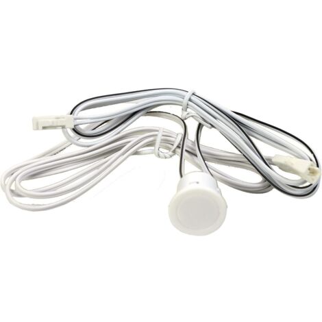 Jandei - Interrupteur tactile et régulateur câble intégré 12/24V DC 48W blanc Interrupteur et régulateur
