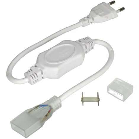 Jandei - Kit de Connexion Extérieur IP65 Bande LED 220V 20mm Coupe 50 cm