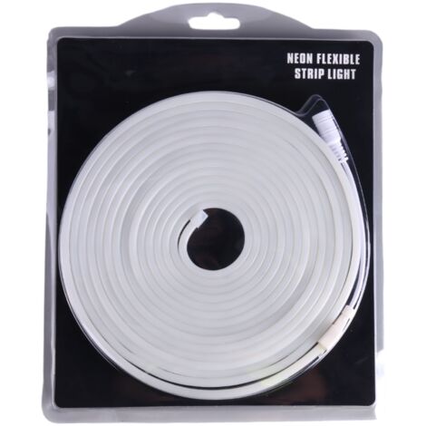 Jandei - Kit Néon 12V. 3000K. Coupez tous les 2,5 cm. Blanc chaud 3000K. 5 mètres. Néon LED flexible 6x12mm