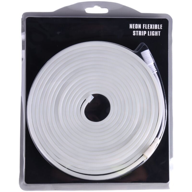 Kit Néon 12V. 3000K. Coupez tous les 2,5 cm. Blanc chaud 3000K. 5 mètres. Néon led flexible 6x12mm - Jandei
