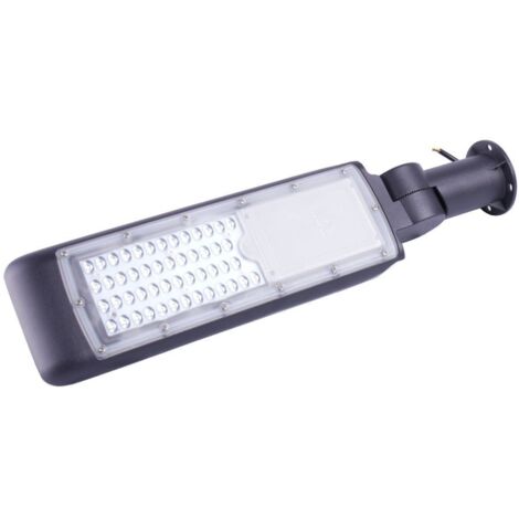 Support Mural Pour Lampadaire LED - Acier Noir 45 Cm, Diamètre 47 Mm, Vis Incluses, Pour Extérieur