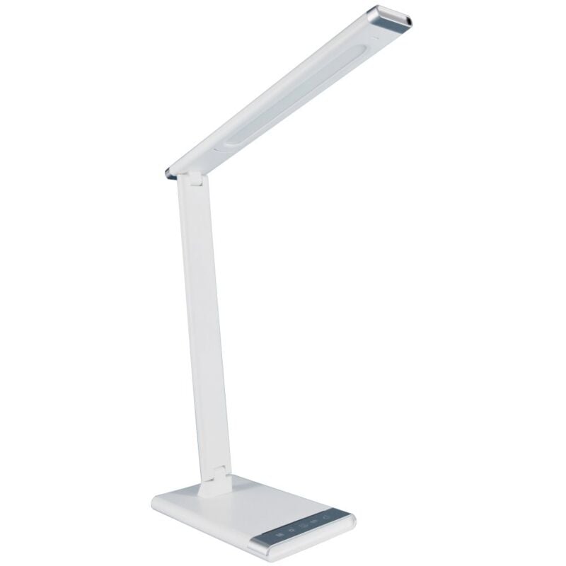 Jandei - Lampe de table LED 12W dimmable et orientable avec chargeur USB Lampe de table