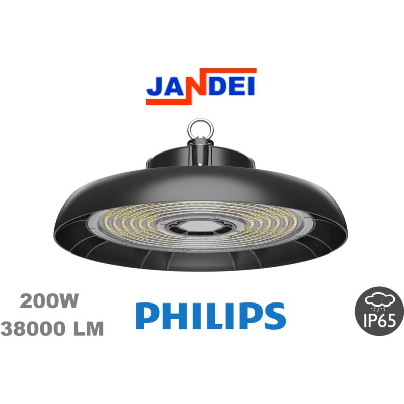 Ufo led High Bay 200W 190lm/w 6000K (driver Phillips) ufo High Bay 190 lm/w Philips - Jandei