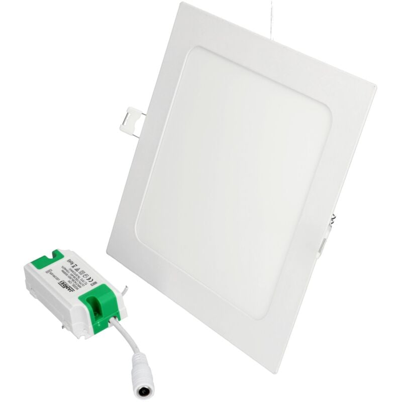Image of JANDEI - LED DOTTIGLIO LED 12W 4200K Square Embartra White Downlight LED