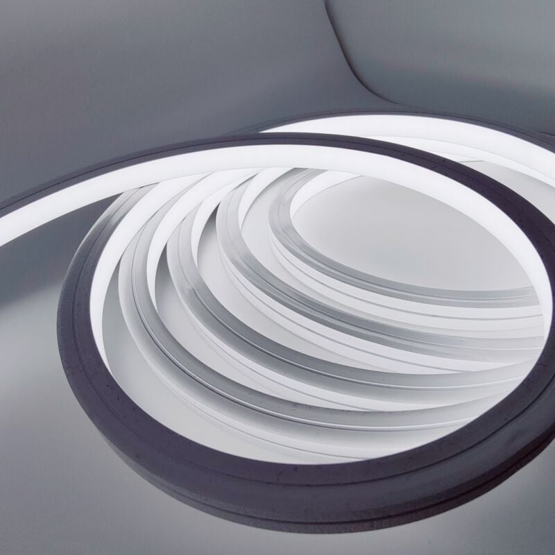 Néon led flex 24V carré 12x12mm 6000K 10 mètres Néon led flex 24V - Jandei