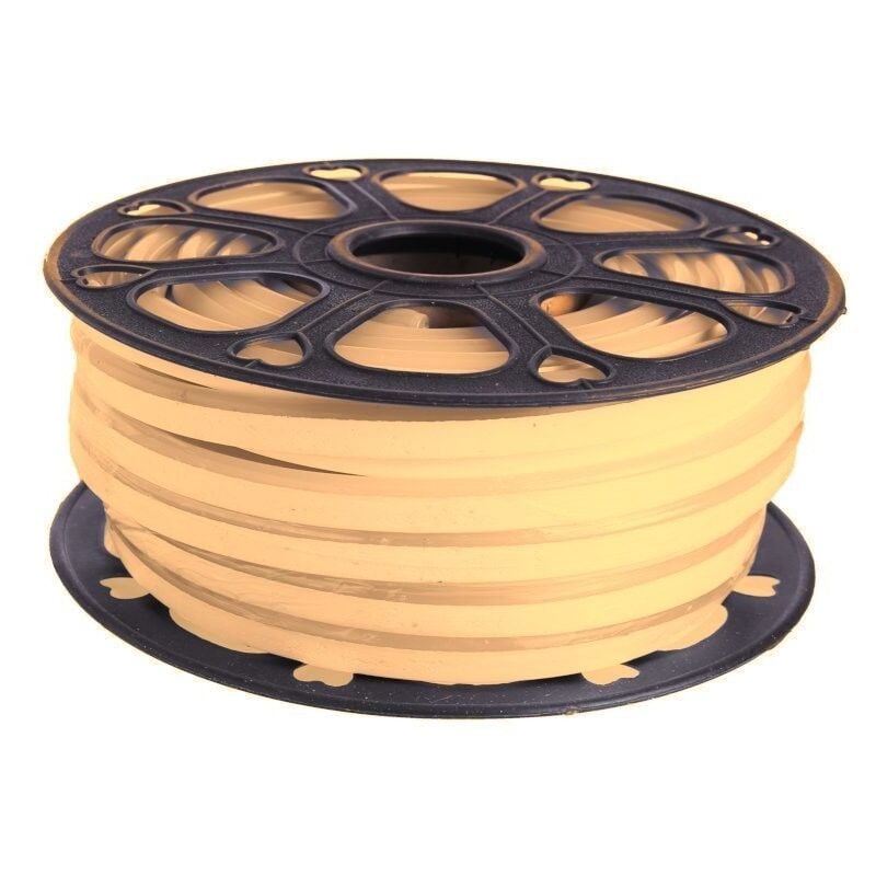 Néon flexible simple led 12V 3000K 8mm coupé 2,5 cm 112 led mètre 8W 25m (Défectueux) Néon défectueux 12 v 8mm coupé 2,5 cm - Jandei