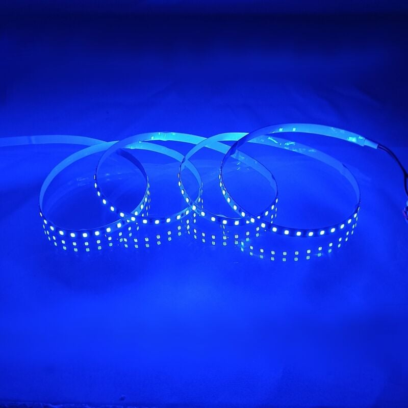 Bande led 24V couleur bleu 120led/m pcb 8mm 12W/m IP20 5 mètres Bande led 24V - Jandei