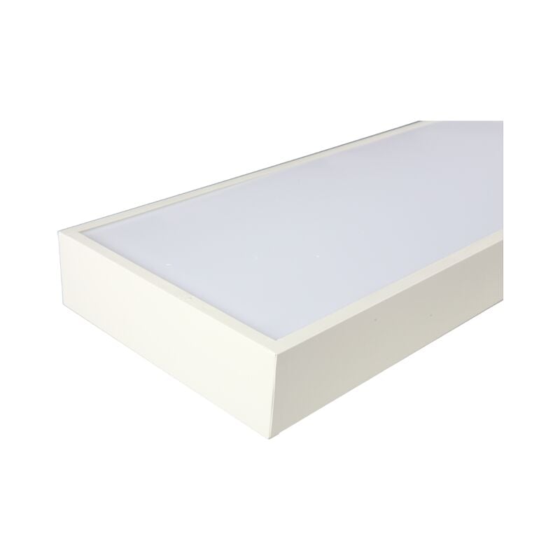 Jandei - Bande linéaire métallique 60W 1200x200mm surface/accroche 4200K IP20 cadre blanc Bande LED
