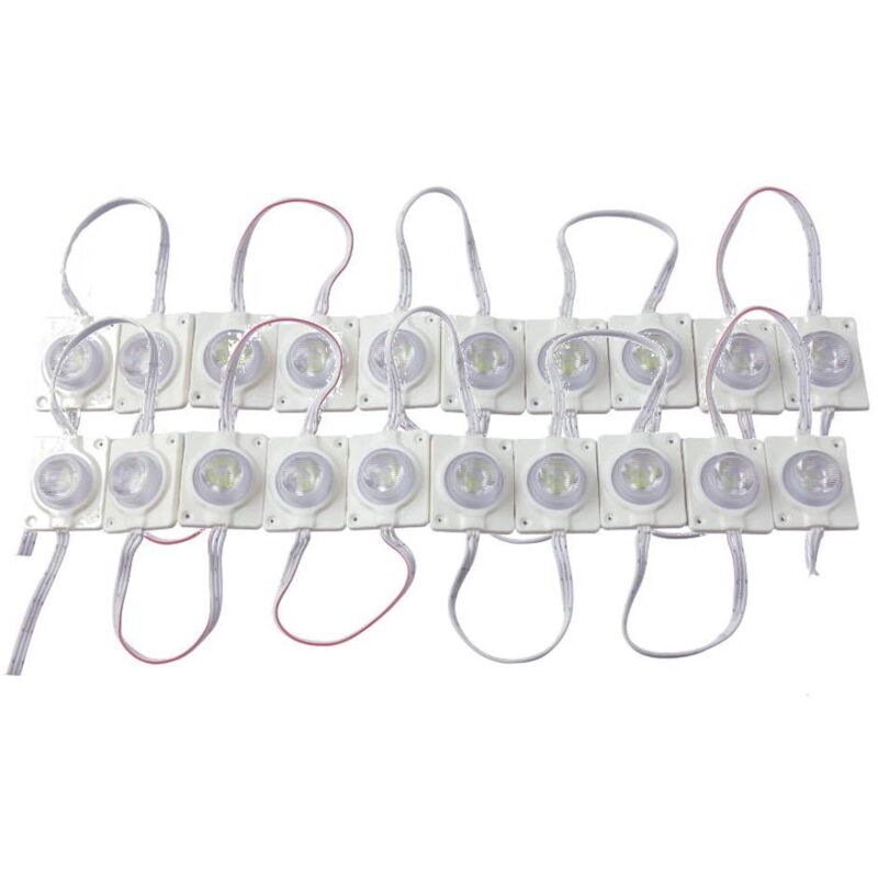 Module led 12V 1,5W 6000K SMD3535 extérieur IP65 chaîne 20 unités module led - Jandei