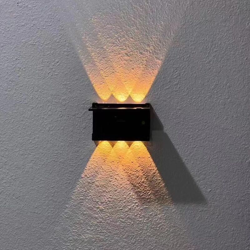 Applique solaire Warm Light avec 6 led 10W 2000mAH Énergie Solaire Photovoltaïque - Jandei