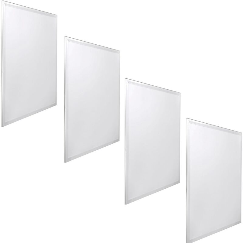 Jandei - 4x Panneau led 60x60cm 48W, rétroéclairé 48W 4200K Panneau led blanc