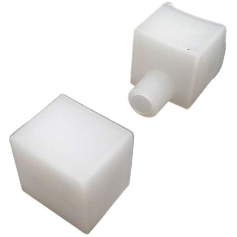 Jandei - Paire de capuchons pour profil flexible en silicone carré 16x16mm Profils flexibles Silicone