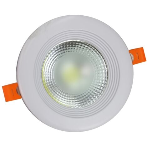 JANDEI pannocchia a LED Downlight 10W 6000K Round Back White Downlight LED CoB