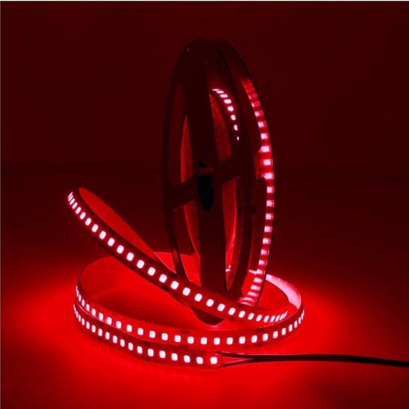 Jandei - Bande LED 24v Rouge IP20 168 LED SMD2835 15W PCB 3 onces 5 m Bande LED 24V