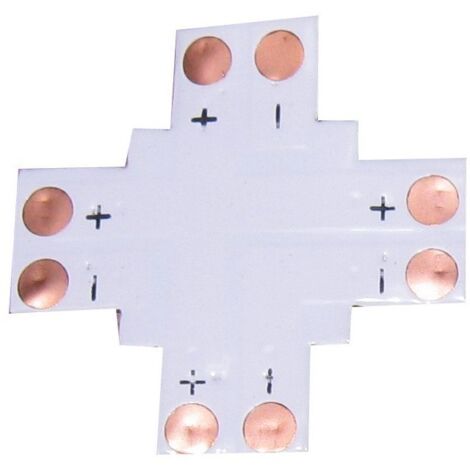 Jandei - + pour connecteur de bande LED à 2 contacts de 10 mm Connecteur de bande LED