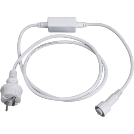Jandei - Redresseur avec fiche et connecteur externe pour Guirlande LED 220V Guirlandes LED