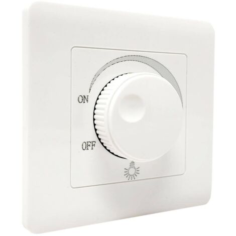 Jandei - Régulateur potentiomètre Led 220V 630W Variateur TRIAC Automatisation