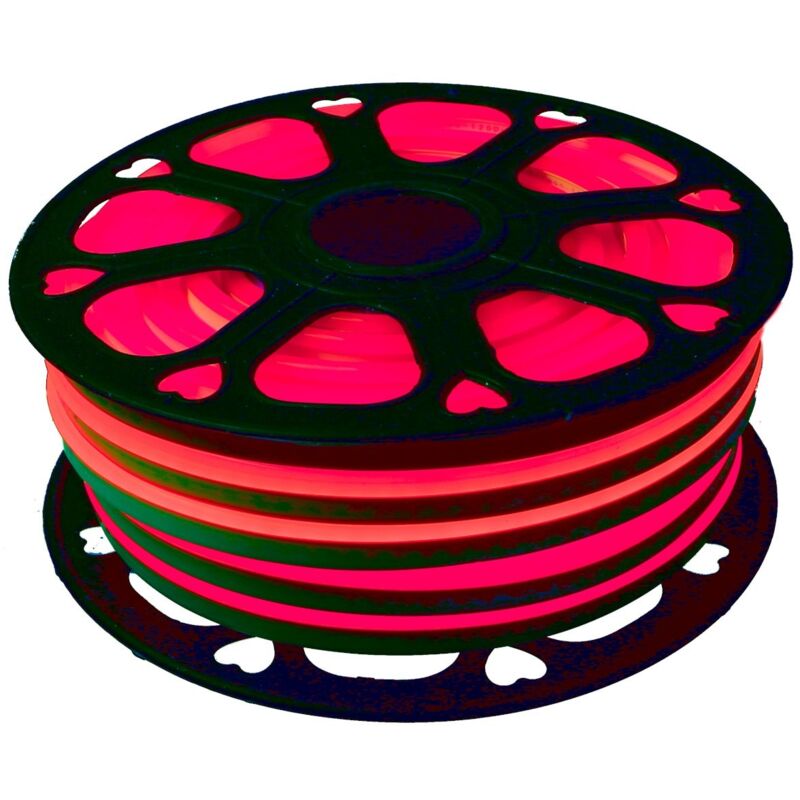 Image of Led semplice semplice flessibile 12V rosso 8 mm Cut 1 cm 100 led metro 12W 25M neon 12V 12V 8 mm Cut 1 cm - Jandei