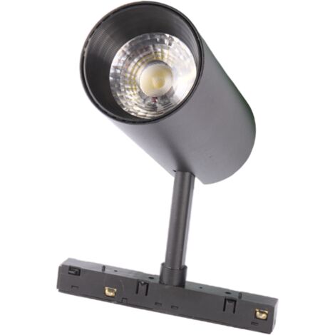 Jandei - Spot sur rail magnétique série Classic, 20W 48V, lumière 4200K, Spots sur rail magnétique CRI 90
