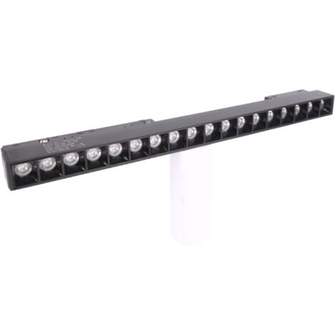Jandei - Spot sur rail magnétique série Grill 18W 48V, lumière 4200K, CRI90, longueur 330mm Spots sur rail magnétique