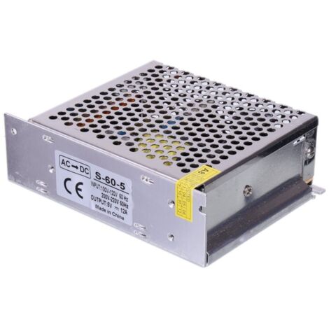 Jandei - Transformateur 220V 5V DC 60W 12A IP20 Transformateur intérieur