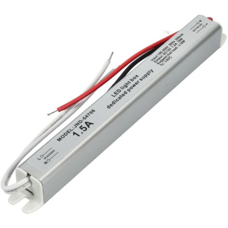 Jandei - Transformateur SLIM Transformateur d'intérieur 12V 1,5A 18W