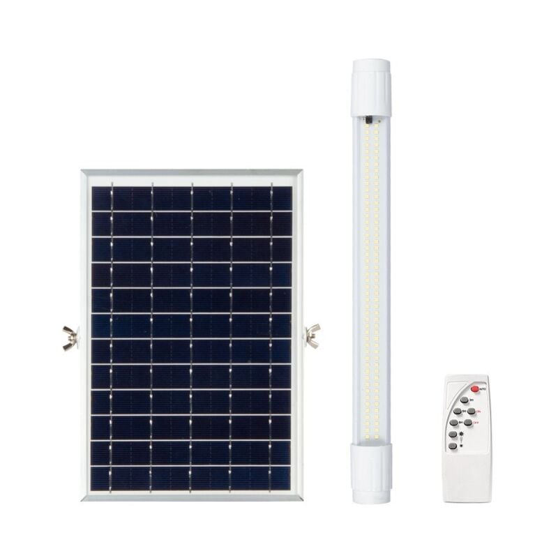 Tube led solaire 50CM 50W 800lumens avec télécommande/panneau solaire 34cm 17.4cm énergie solaire photovoltaïque - Jandei